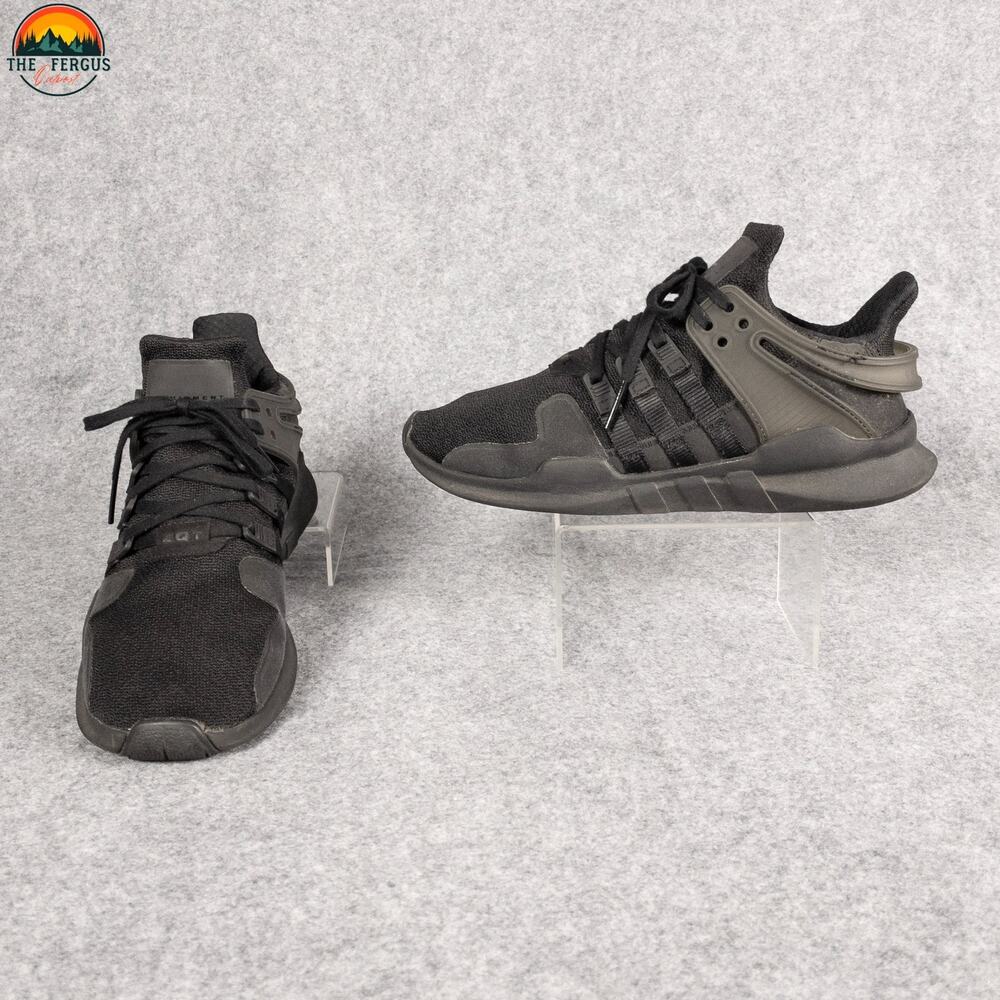 Adidas Eqt Support Adv Sneaker Shoes Black Lace-Up Ortholite Women's Size 7